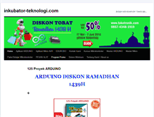 Tablet Screenshot of inkubator-teknologi.com